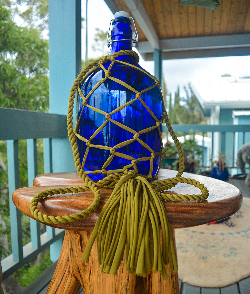 String Boottele String Bottle BackPack XL w/Tassel for 1L, 2L and 5L all in ONE! – Blue ...