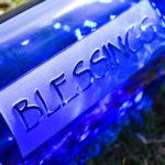 blessings blue bottle