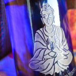 buddha blue bottle